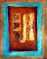 afi nafissy: Turquoise (80x100) afi nafissy: Turquoise (80x100)